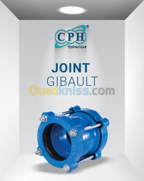 JOINT GIBAULT POUR TUBE FONTE / PVC / PE