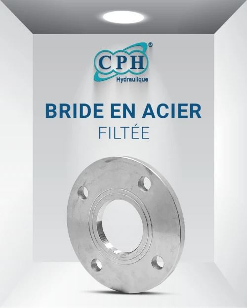 BRIDE EN ACIER PLEINE / FILTÉE / PLATE / À COLLERETTE