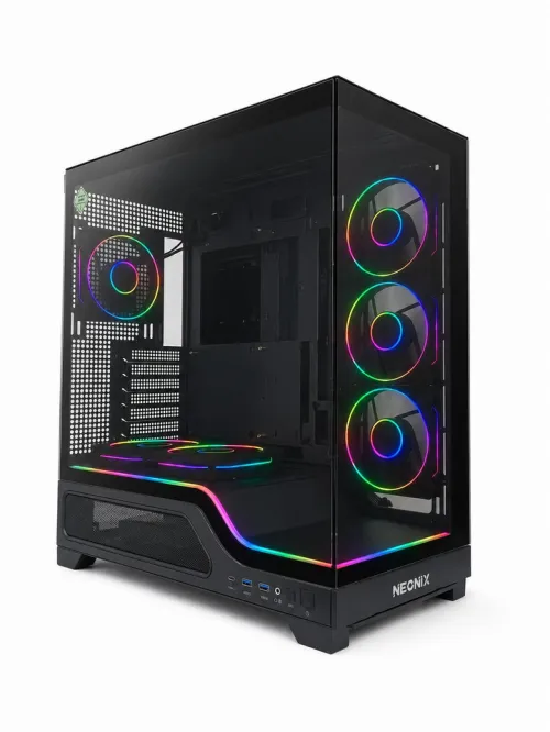 Boitier NEONIX  THUNDER BLACK 6 FAN ARGB TYPE C