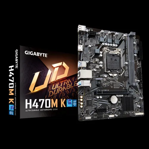 Motherboards GIGABYTE H470M K 