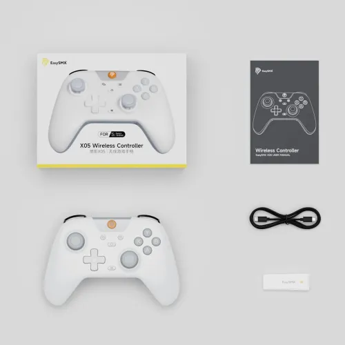 EasySMX X05 Multiplatform Gaming Controller with Hall Effect Joysticks
