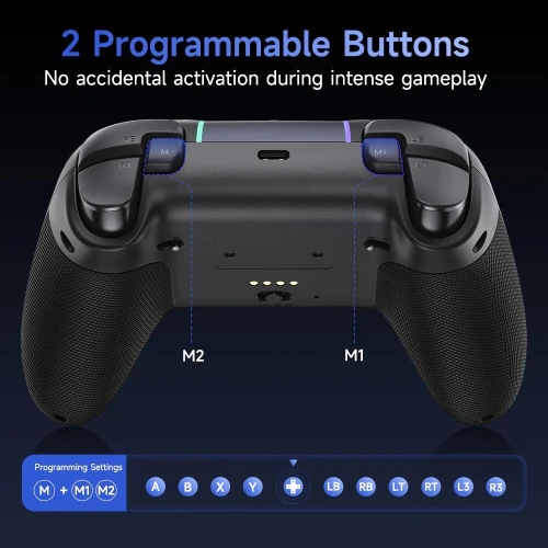 EasySMX  X05Pro Multiplatform Wireless Gaming Controller with Quiet Button