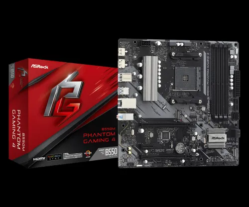 CARTE MERE ASROCK B550M PHANTOM GAMING 4 SOCKET AM4