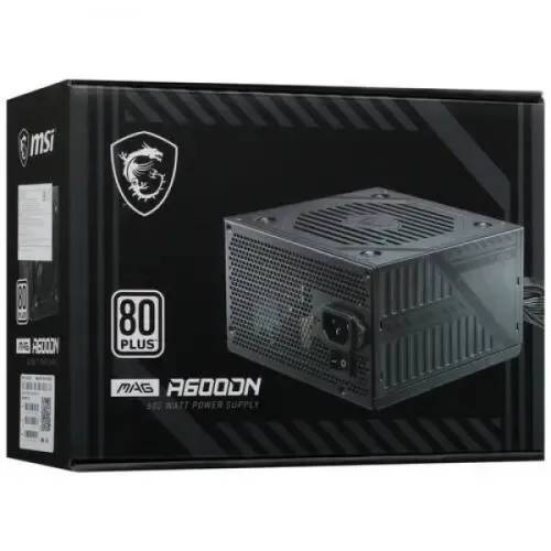 Power Supply MSi MAG A600DN 600w 80 plus white 