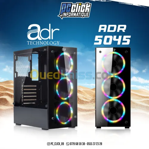 ADR 5045 Gaming Mid-Tower Case   3FRGB Fans