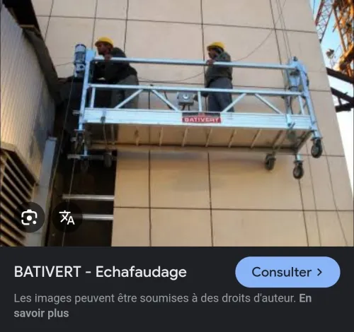 A vendre nacelle bativert 3m electriqueeneuf