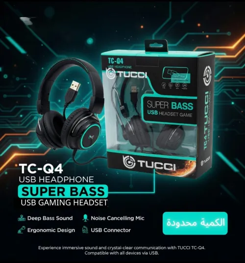 Casque Gaming TUCCI TC-Q4 USB Super Bass