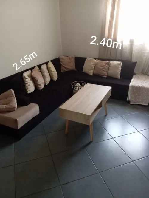 Canapé L avec fauteuil 