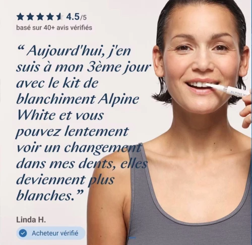 Blanchiment dentaire - ALPINE WHITE