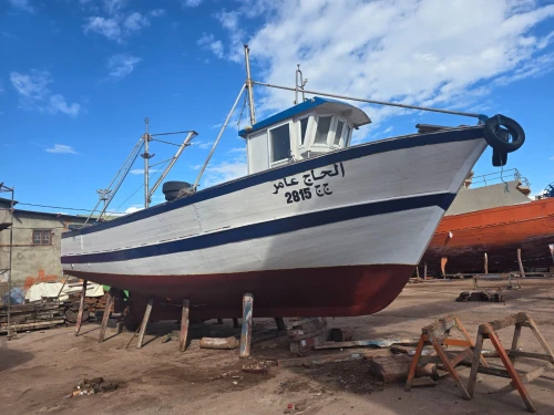 Sardinier 13m construction bois