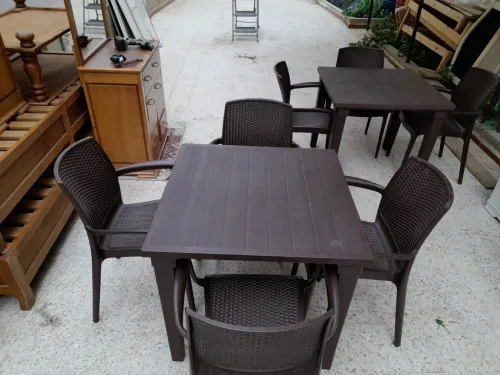 Meuble + tv + réfrigérateur 