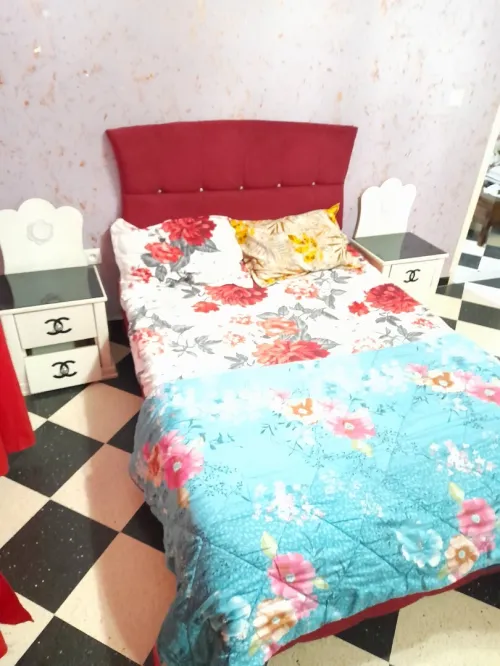 Meuble + tv + réfrigérateur 