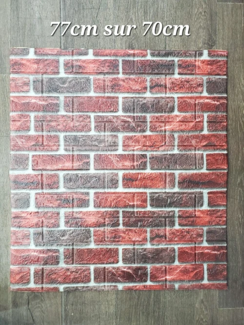 Plaque 3D et mosaïque adhésif