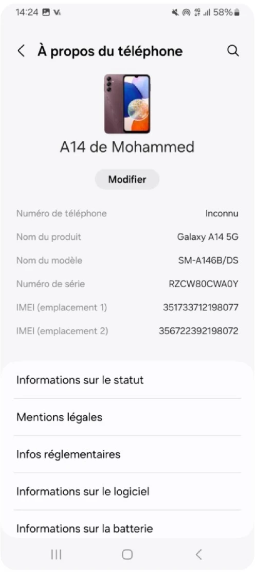 Samsung A14 5G