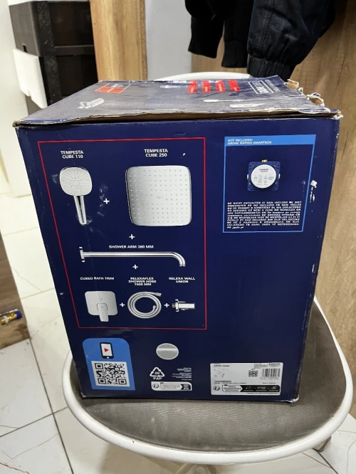 Colonne de douche encastrée Grohe (Cubeo et Eurocube)