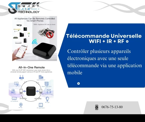 Télécommande Universelle WIFI + IR + RF