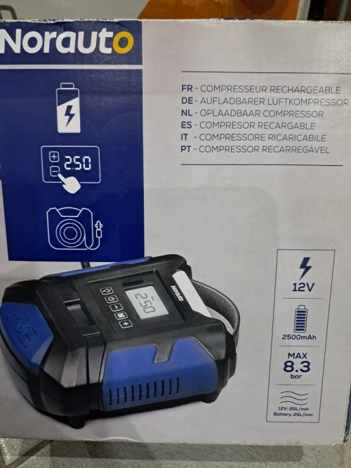 Compresseur rechargable