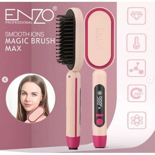 Enzo Smooth Ions Magic Brosse Chauffante 4102