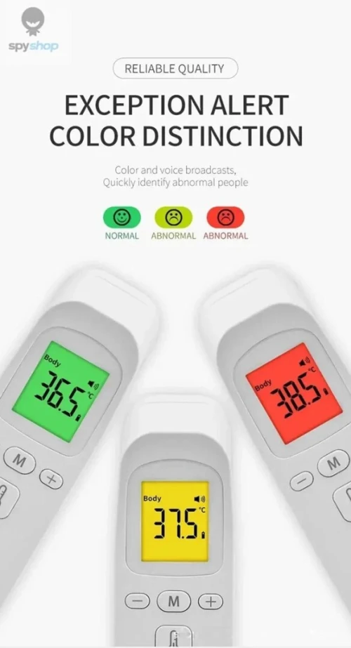 Thermomètre Frontal Infrarouge Numérique -Sensibilité Élevée