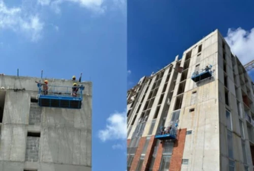 Panneau plateforme nacelle suspendu 