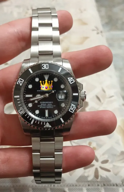  Rolex Submariner 41mm Date Acier Céramique Noir Cadran Automatique Montre