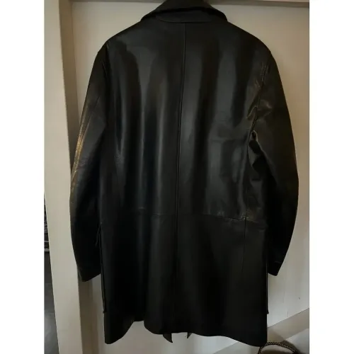Veste cuir Yves Saint Laurent 
