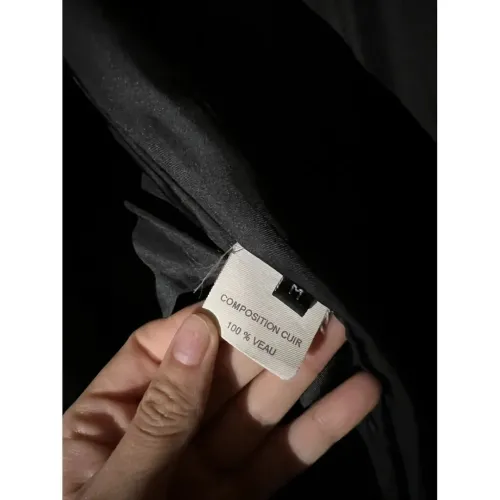 Veste cuir Yves Saint Laurent 
