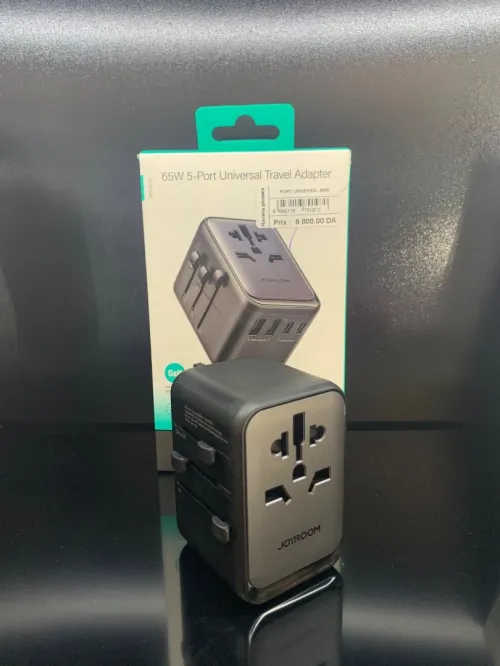 Joyroom 65w 5 port Universal travel adapter 