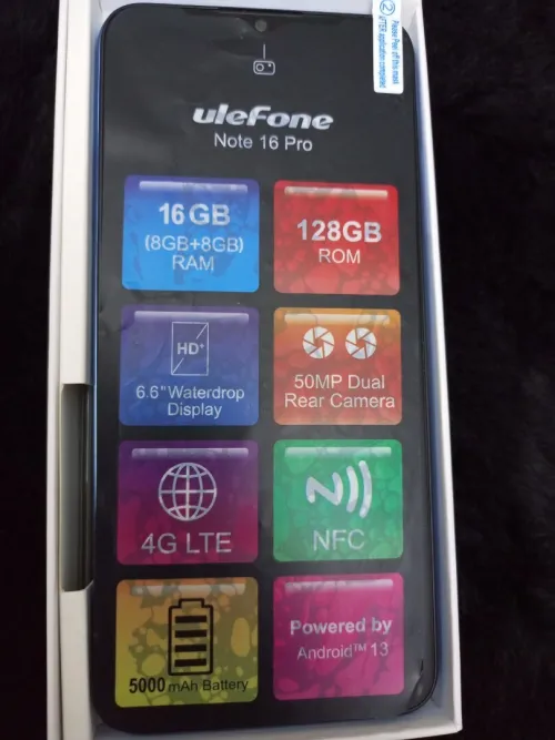 هاتف قوة الله يبارك بسعر بزاف شباب 😝 ulefone note 16 pro خفيف و جديد Ulefone note 16 pro