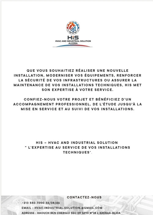 HIS- hvac and industrial solution