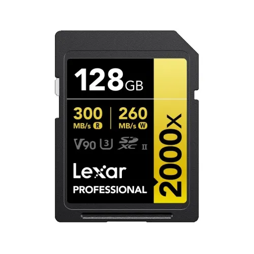 Carte memoire Lexar Professionnel 2000X V90 64Go & 128Go