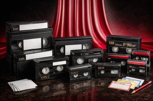 Transfert cassette vidéo VHS vers USB