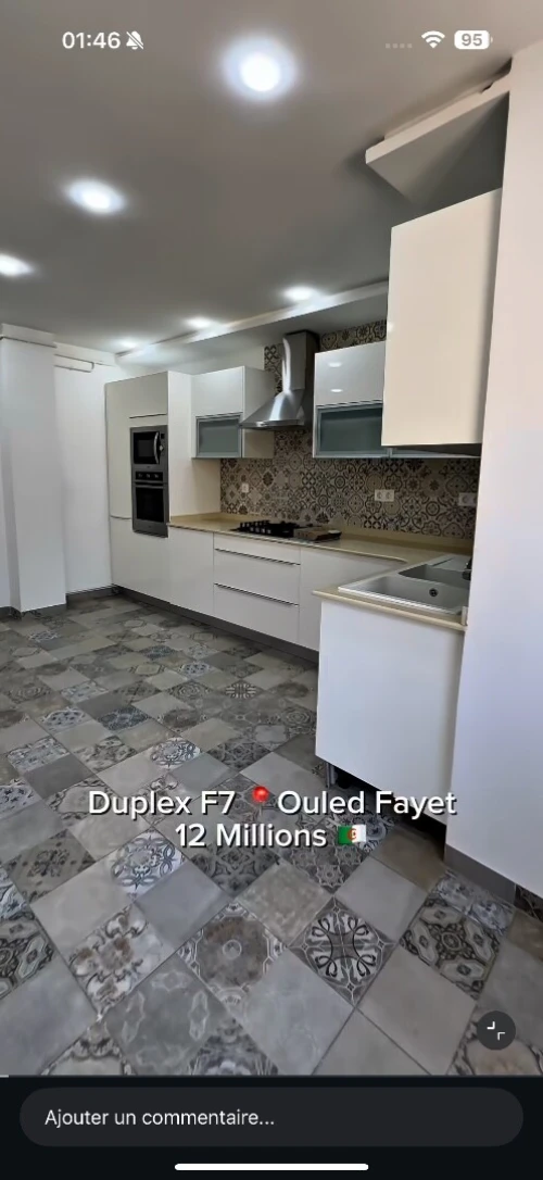 Location Appartement F7 Alger Ouled fayet