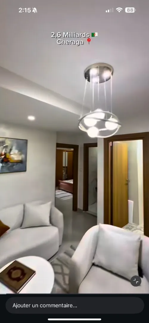 Vente Appartement F3 Alger Cheraga