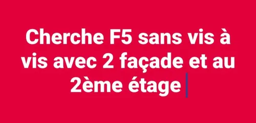 Cherche achat Appartement F5 Oran Oran