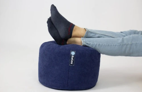 Repos pieds carré/rond pouf beanbags