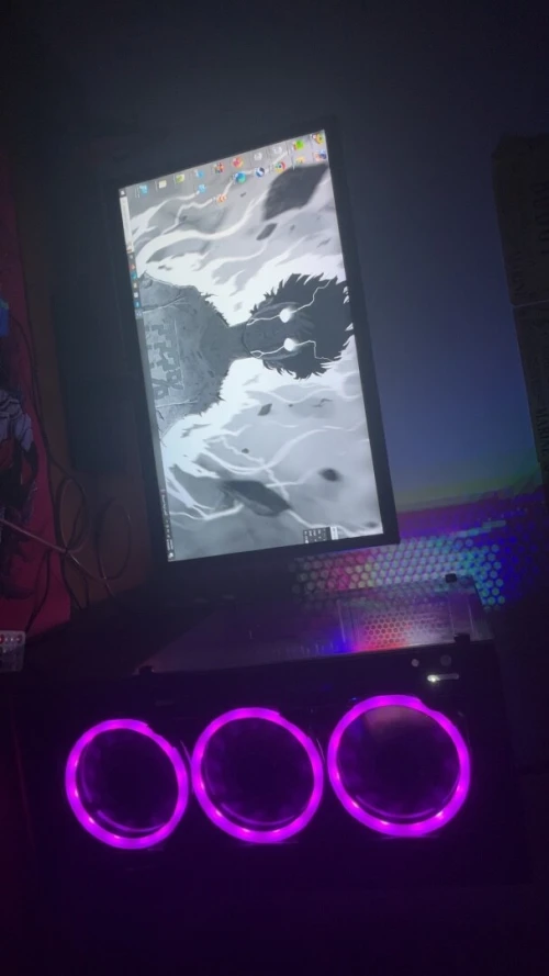 Pc ryzen5 5600 g 16g ram 400w 256g ssd boitier 3 fan rgb 