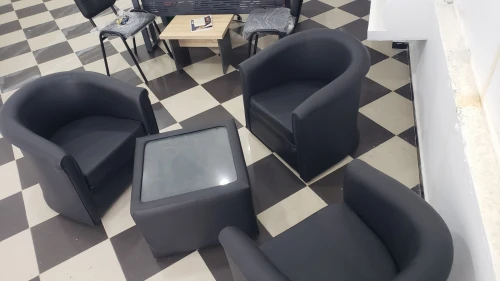 PROMO : Bureau + 2 chaise visiteur + caisson + chaise opérateur + fauteuil + armoire