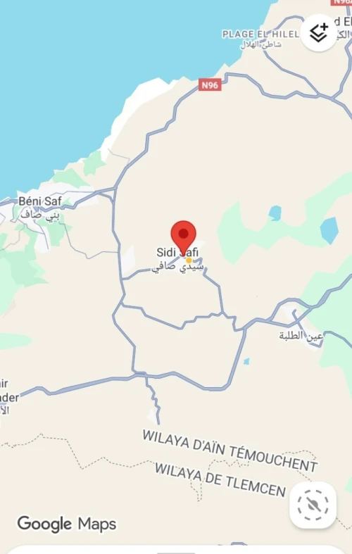 Vente Terrain Aïn Témouchent Sidi safi