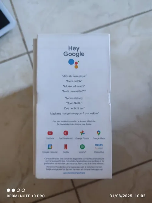 Nest hub Tablette Google