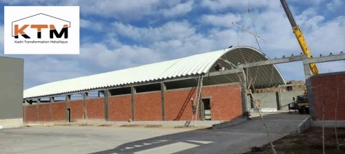 Charpente autoportante, hangar autoprtant, couverture autoportante