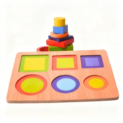 Blocs de construction de 6 formes pour les enfants