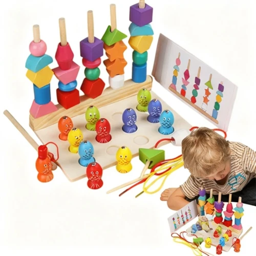 Peche a Cinq Séris de Piliers pour Enfants