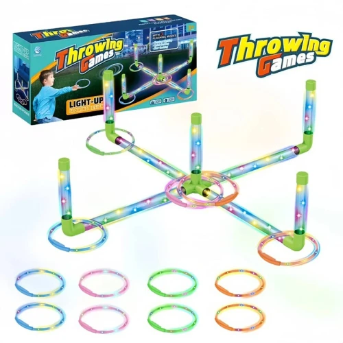 Jeu de lancer danneaux lumineux LED