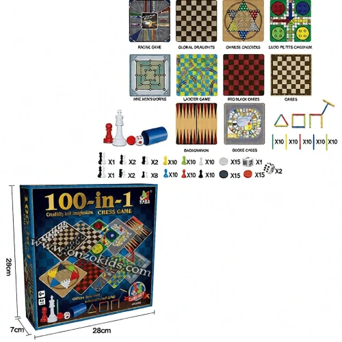 Super jeu d'échecs 100 Jeux En 1