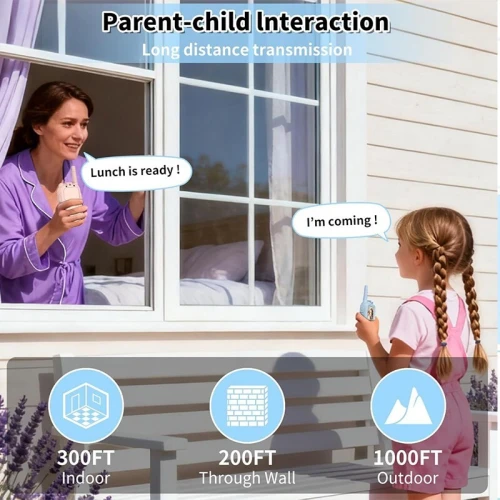Talkie-walkie vidéo Rechargeable pour enfants