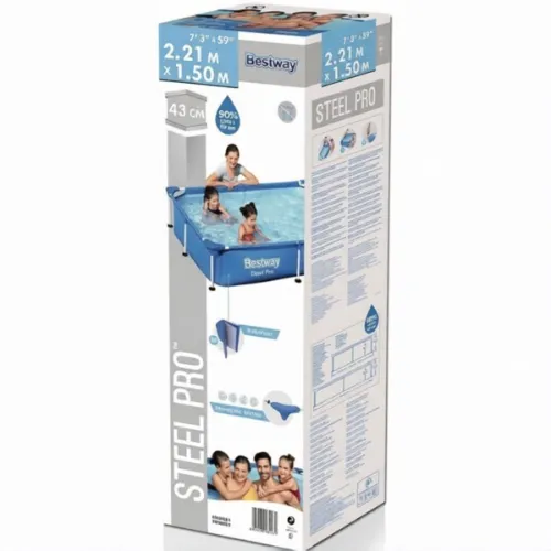 Piscine hors sol Steel Pro 221 x 150 x 43 cm  Bestway