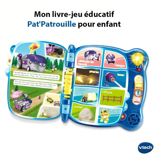 Mon livre jeu éducatif Pat'Patrouille pour enfant VTech