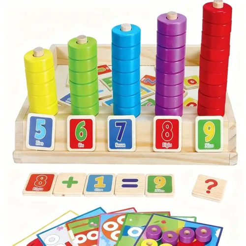 Jeux de comptage en bois