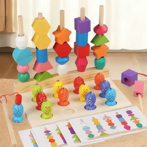 Peche a Cinq Séris de Piliers pour Enfants